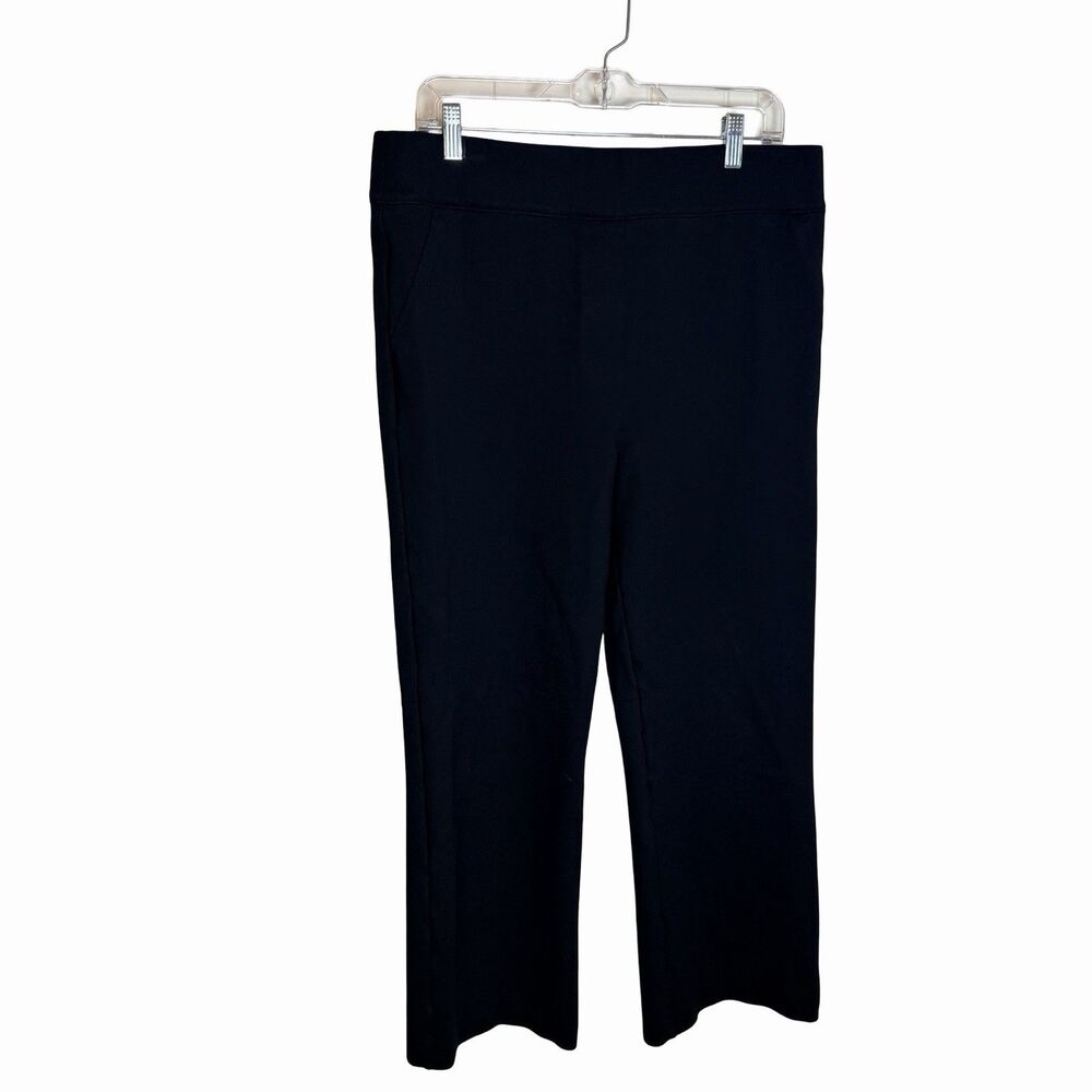 SPANX The Perfect Fit Ponte Kick Flare Pant - 20386R - Black -1X Office Casual